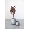 Storied Home Galvanized Metal Planters, Antique Zinc Finish, Set of 2 - 3 of 3