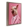 Stupell Industries Pink Pig Fashion, 18" x 18" - 3 of 4