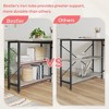 L Shaped Computer Desk with Adjustable Storage Shelves, Home office, Wash White - 2 of 4