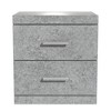 Galano Carmelo 2 Drawers Concrete Cool Grey Nightstand (20.3 in. H x 18.9 in. W x 16.3 in. D) - 2 of 4