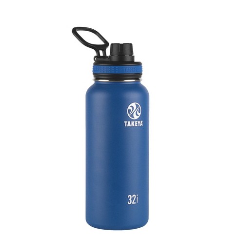 Takeya Originals Vacuum Insulated Stainless Steel Water Bottle, 32 oz, Navy