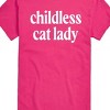 Men's - Instant Message - Childless Cat Lady White Short Sleeve Graphic T-Shirt - 2 of 4