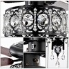 Gulches 52'' Crystal Shade Ceiling Fan Lamp - 3 of 4