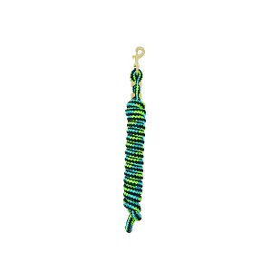 Weaver Leather Mini Pony Poly Lead Rope - 7' Soft Grip Brass Snap Black ...