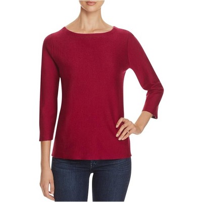 Finity Womens Knit Pullover Blouse
