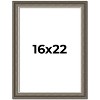 PosterPalooza | Weathered Black Picture Frame - UV Acrylic, Foam Board Backing, Hanging Hardware - 2 of 4