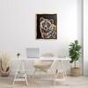 Stupell Industries Modern Bear Urban Strokes Black Framed Floater Canvas Wall Art - 2 of 4