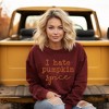 Simply Sage Market Women's Graphic Sweatshirt I Hate Pumpkin Spice - 2 of 4