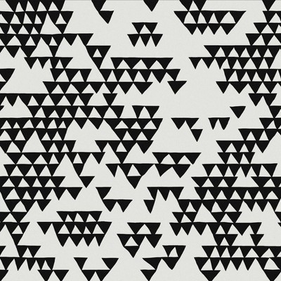 Secret Mountain Black And White Geometric Abstract Paste The Wall ...