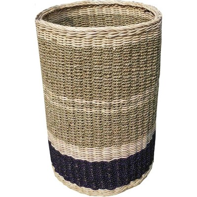 D-Art Collection Abaca Simple Round Tall Basket
