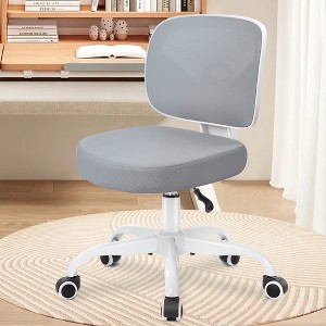 KERDOM Kids Desk Chair, Swivel Mesh Task Student Chairs for 4-12, Growing Teen Office Chair for Home/School/Office, Gray - 1 of 4