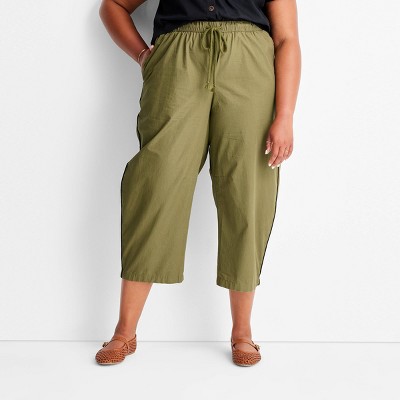 Women's Mid-Rise Barrel Leg Track Pants - Future Collective