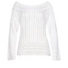 LASCANA Women's Crochet Detail Sweater Solid - image 4 of 4