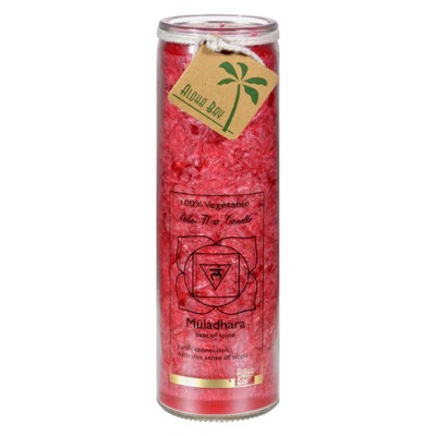 Aloha Bay Red Money Unscented Chakra Jar Candle - 17 oz