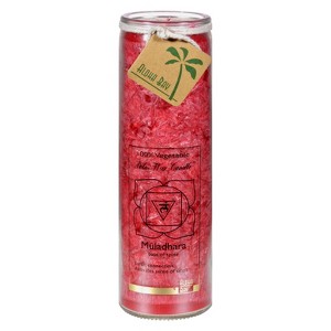 Aloha Bay Red Money Unscented Chakra Jar Candle - 17 oz - 1 of 3