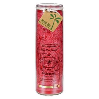 Aloha Bay Red Money Unscented Chakra Jar Candle - 17 oz