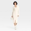 Women's Bell Long Sleeve Midi Sweater Dress - A New Day™ - 3 of 3