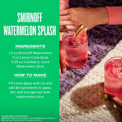 Smirnoff Watermelon Flavored Vodka - 1.75L Bottle