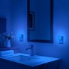 YANSUN 2-Pack 0.3W Plug-in Light-Controlled Night Light, Square Design, Blue Light, No Dimming, U.S. Two-Prong Plug - 2 of 4