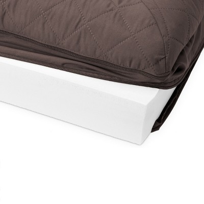 Medium Coffee Orthopedic Foam Sofa Dog Bed