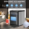 ZAFRO Nugget Ice Maker Countertop - 44LB/Day, Self-Cleaning Portable Ice Machine with LED Display, 10-15 Minute Fast Ice Making for Home/Office/Bar - 3 of 4