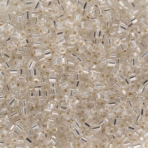 John Bead 24g 2/0-Cut Silver Lined Crystal Czech Glass Seed Beads for Jewelry Bracelet Necklace Making - 1 of 4