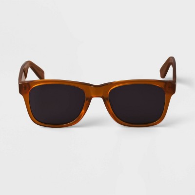 Men's Acetate Square Surf Sunglasses - Goodfellow & Co™ Brown