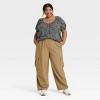 Women's Puff Short Sleeve Blouse - Universal Thread™ - 3 of 3