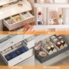 YIGII 8 Pack Drawer Dividers for Clothes Adjustable Drawer Dividers 4" High Expandable from 15"-21" Drawer Dividers for Bedroom,Office Storage,White - 4 of 4