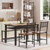COZONY Farmhouse Kitchen Table Set for 4 with Storage Bench, Dining Table and Chairs Set for Kitchen Dining Room Apartment - 4 of 4