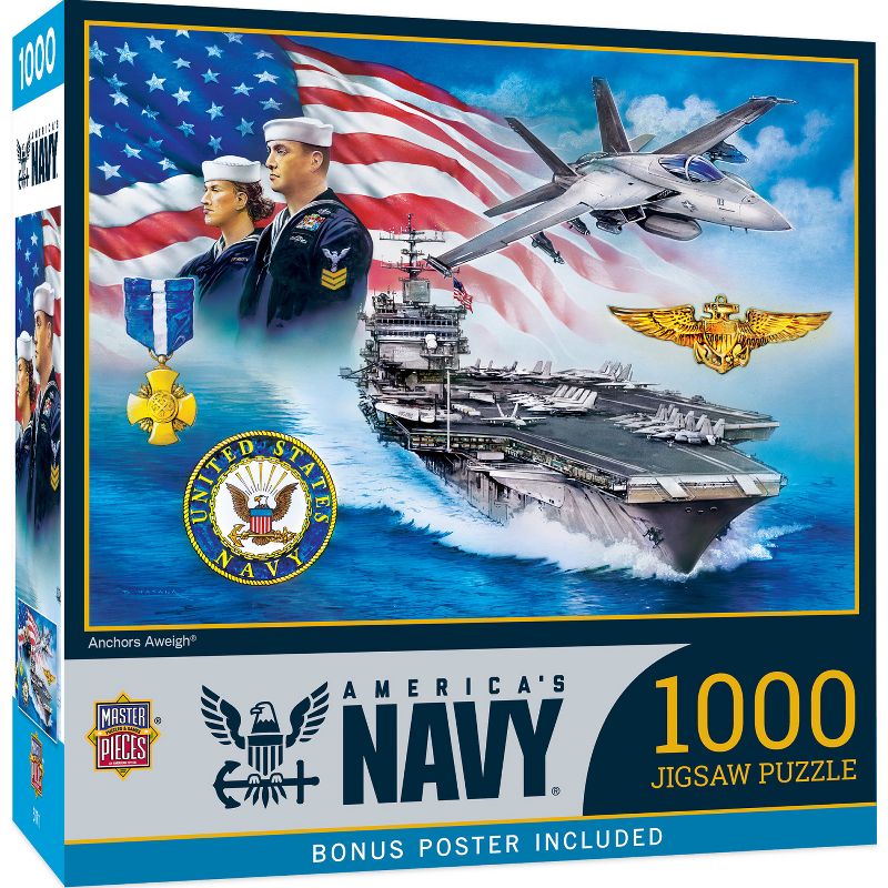 MasterPieces 1000 Piece Jigsaw Puzzle for Adults - U.S Navy - 19.25"x26.75", 2 of 8