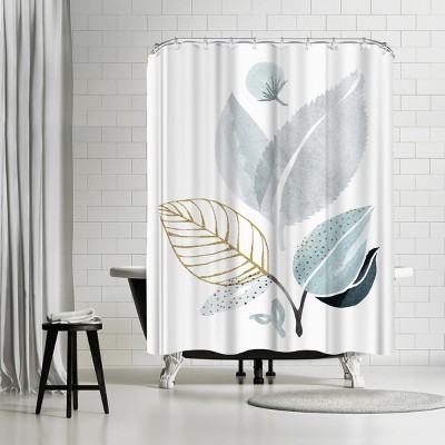 Americanflat Forest Friends by Modern Tropical 71" x 74" Shower Curtain