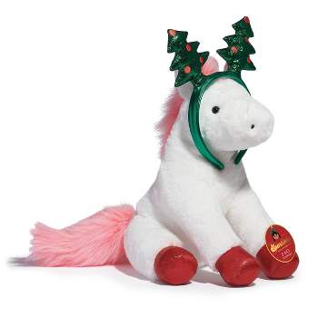 FAO Schwarz Pony with Tree Headband 12" Stuffed Animal