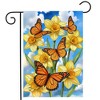 Briarwood Lane Spring Garden Flag 12x18 For Outdoor Monarch Butterflies For Spring Garden Flag Flags For Outside - 2 of 4