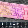 Evo Bytes Pink RGB Gaming Keyboard For PC - 2 of 4