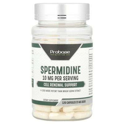Probase Nutrition Spermidine, 120 Capsules (5 mg per Capsule)