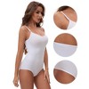 INSPIRE CHIC Women's Scoop Neck Sleeveless Seamless Bodysuit Tummy Control Briefs Body Shaper - 3 of 4