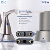 PAGED Bathroom Faucet 2 Handles Bathroom Sink Faucet with Deck Mounted, 3 Hole Faucet for Bathroom - 2 of 4