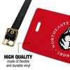 Northeastern University Primary Logo Luggage ID Tags Suitcase CarryOn Cards  Set of 2 - 2 of 4