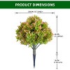 Artificial Topiary Ball Tree with Spike,Artificial Cedar Tree for Home Decor - 3 of 4