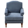 29.2" Chenille Accent Chair with Spring Cushion and Nailhead Trim - 3 of 4
