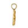 Black Bow Jewelry 14k Yellow Gold Small Satin Galloping Horse Pendant - 2 of 4
