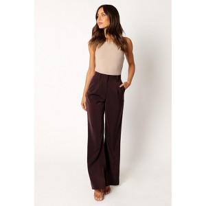 Petal and Pup Womens Neveah Silky Wide Leg Trousers - 1 of 4