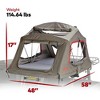 Yakima SkyRise HD Medium Heavy Duty 4 Season Rooftop Tent for 2 People with Auto-Close Function and 2.5 Inch Foam Mattress with Removable Cover, Tan - 2 of 4