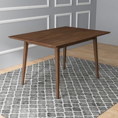 Vynxaria Modern Style Solid Wood Rectangular Dining Kitchen Table, 47-inch, Ideal for Dining Room & Kitchen Spaces