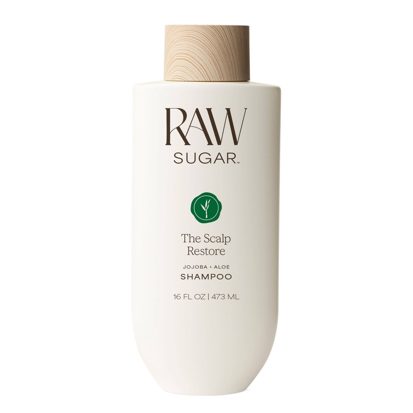 Шампунь для кожи головы Raw Sugar The Scalp Restore, Jojoba + Aloe, 16 fl oz — фото 1
