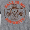 Boys' - Peanuts - Fall Is My Favorite Long Sleeve Graphic T-Shirt - 2 of 4