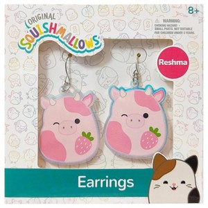 Squishmallows Reshma Large Earrings Gift Set, Hypoallergenic Nickel-Free for Girls 8+ - 1 of 4