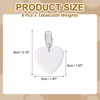 Unique Bargains Marble Heart Shape Tablecloth Weight Pendant Hooks 1.97" x 1.97" - 2 of 4