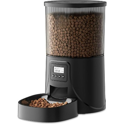 Automatic Cat and Small Dog Feeder, 4L Timed Food Dispenser with Dual Power, Easy Clean